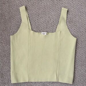 Abercrombie & Fitch Light Green Sweater Tank